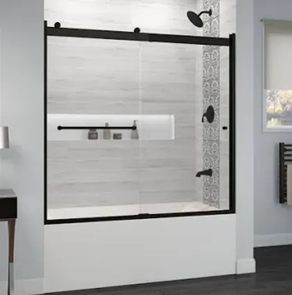 After: framed sliding glass tub door in Lake Nona